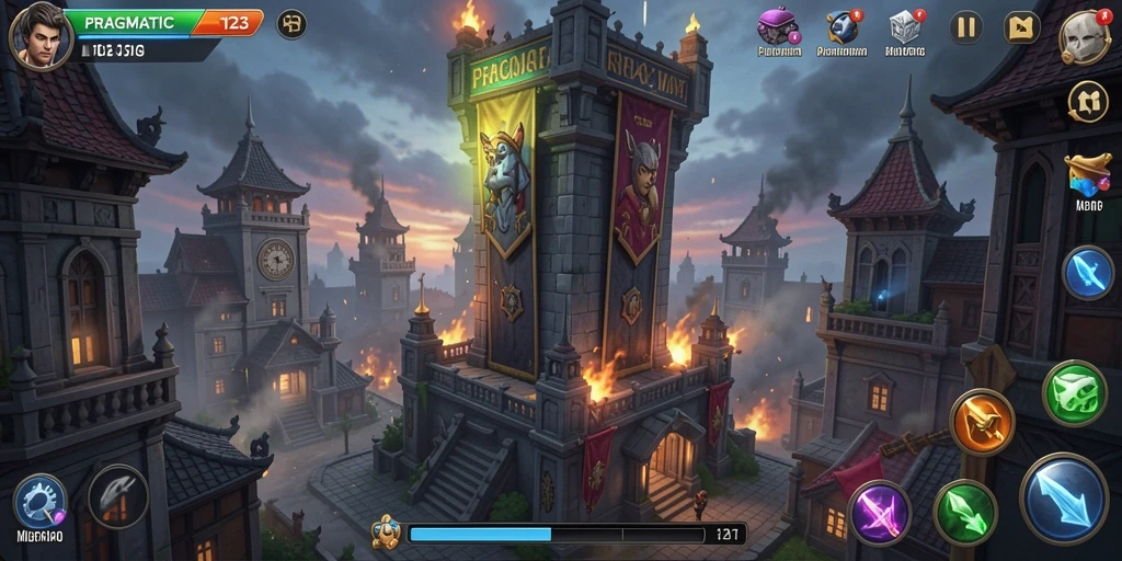 Screenshot gameplay Tower Defense yang menarik dan seru.