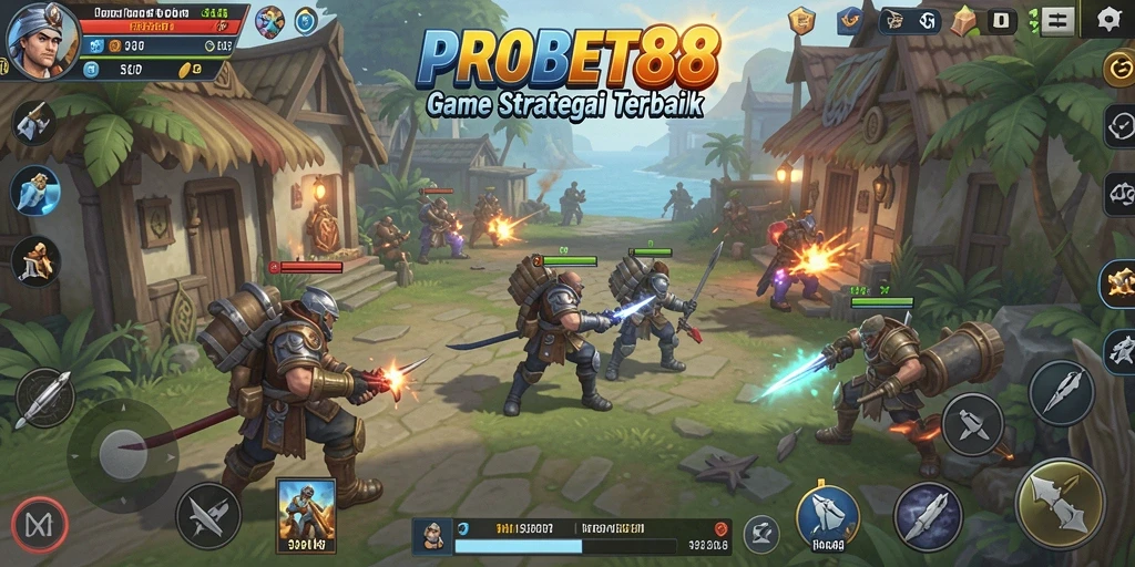 Tampilan aksi dalam gameplay <strong>PROBET88</strong> yang menegangkan dan menarik.